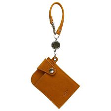 シーク/マヤカーフ(イエロー)【パスケース 定期入れ リール】