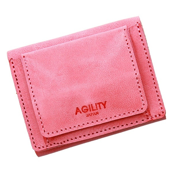 アジリティーアッファ（AGILITY Affa）/リオン/シビラ(ピンク)【ミニ財布 三つ折財布】 リオン/シビラ(ピンク)【ミニ財布 三つ折財布】 | アジリティー