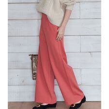 【WEB限定Lサイズ】ポンチイージーワイドパンツ