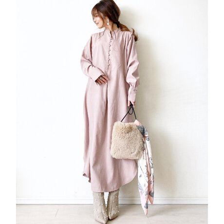 Web限定 肩タックシャツワンピース ビス Vis Bve ファッション通販 マルイウェブチャネル