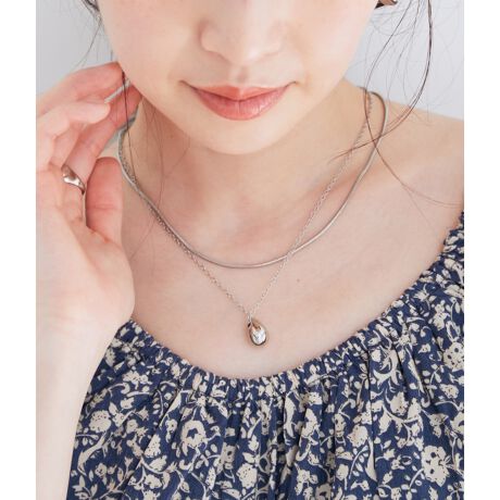 メタルトップダブルチェーンネックレス ビス Vis Bvz124 ファッション通販 マルイウェブチャネル