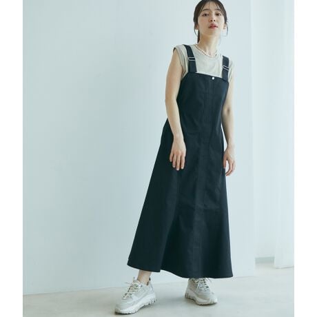 OUTDOOR PRODUCTSコラボ】【撥水】マーメイドジャンパースカート 