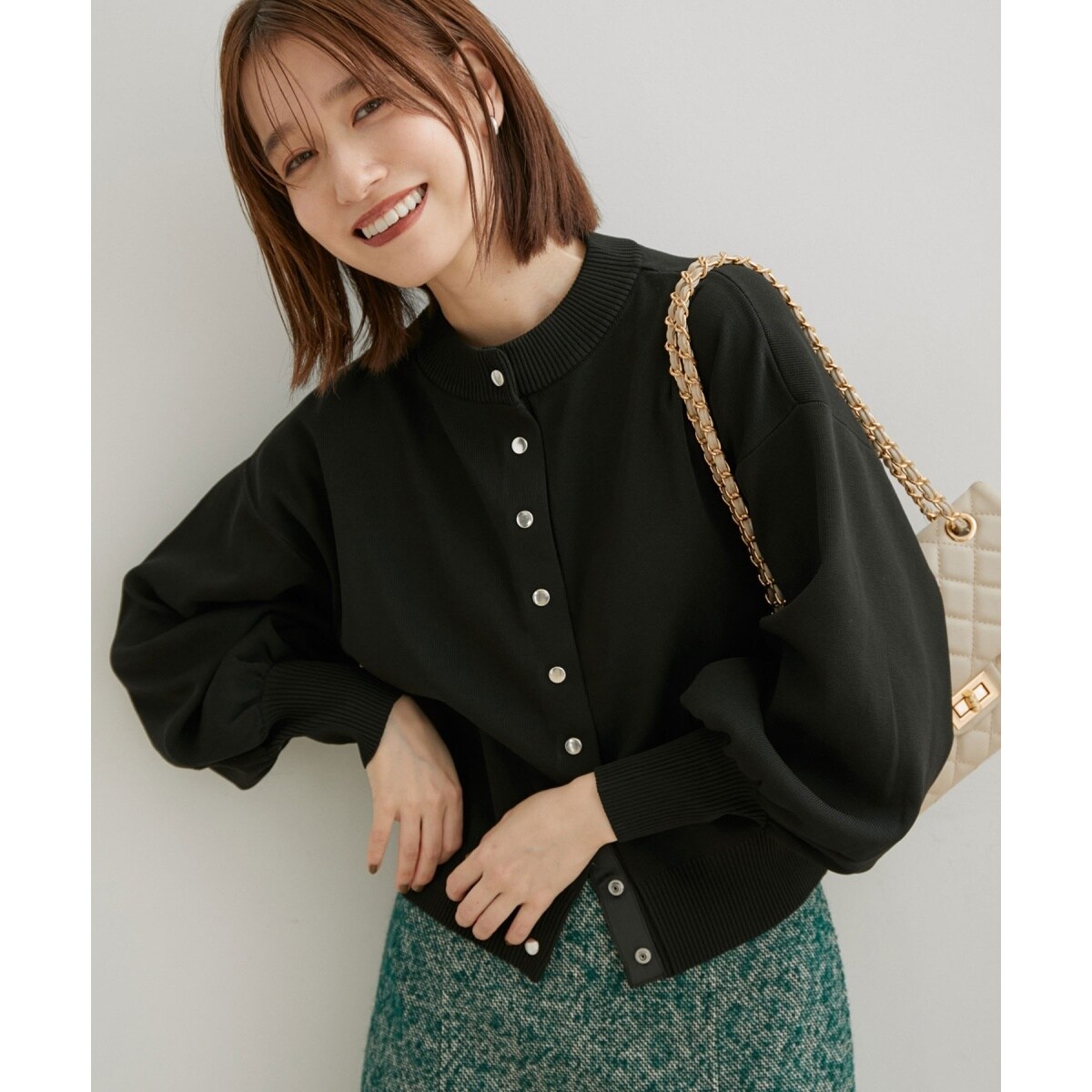 多釦ニットカラーカーディガン | ビス(VIS) | マルイウェブチャネル