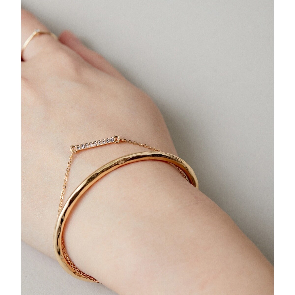 エヴィス　バングル ダブルラインビジューバングル | ビス(VIS) | マルイウェブチャネル