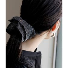 ラメニットボリュームシュシュ
