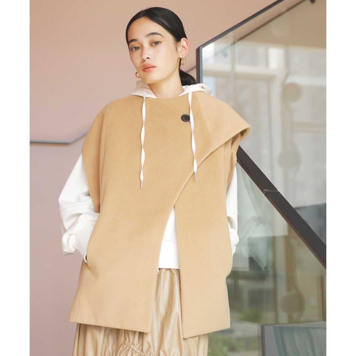 エコファーポンチョコート/MM348604 | ミッシュマッシュ(MISCH エコファーポンチョコート/MM348604 | ミッシュマッシュ(MISCH