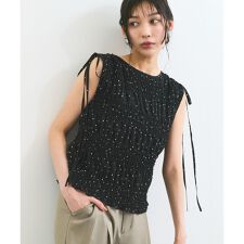 ビス(VIS)のプリーツシアーシャーリングブラウス