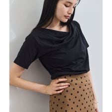 ビス(VIS)の半袖ドレープカットソー/WEB限定カラー