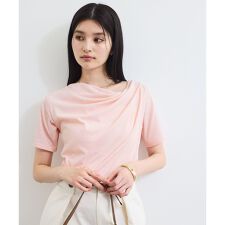 ビス(VIS)の半袖ドレープカットソー/WEB限定カラー