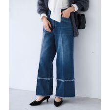 ビス(VIS)のフリンジフレアデニム