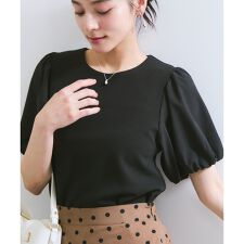 ビス(VIS)の【WEB限定】ドッキング袖ボリュームカットソー