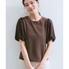 ビス(VIS)の【WEB限定】ドッキング袖ボリュームカットソー