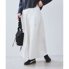 ウエスト切替デザインフレアスカート