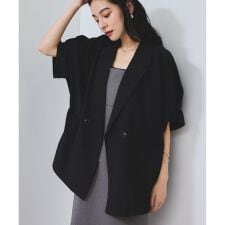 ビス(VIS)の【WEB限定】タックスリーブテーラードジャケット