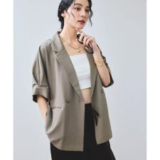 ビス(VIS)の【WEB限定】タックスリーブテーラードジャケット