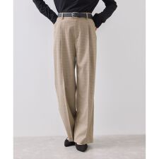 ビス(VIS)の【美easy】ウーリッシュワンタックワイドパンツ【セットアップ対応/洗える】