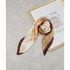 ビス(VIS)のチューリップ柄スカーフ90×90cm