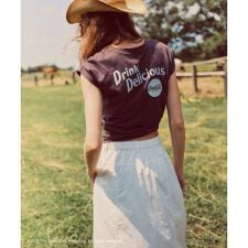 【Coca-Cola】VIS別注ロゴプリントフレンチTシャツ