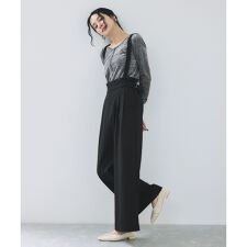 サスペンダー付き2WAYワイドパンツ