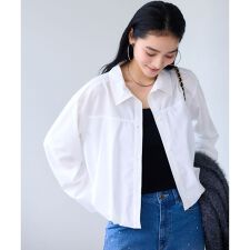 ビス(VIS)の【WEB限定】バルーンペプラムブラウス