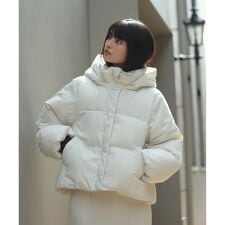 【アウター総選挙3位】フード取り外し可能軽量ダウンブルゾン/2WAY・撥水加工