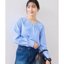 フロントねじりデザインブラウス