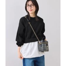 ビス(VIS)の【WEB限定】シャツドッキングプルオーバー