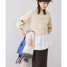 ビス(VIS)の【WEB限定】シャツドッキングプルオーバー