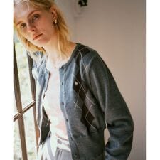 【POLO BCS】VIS別注アーガイルニットカーディガン