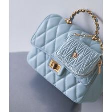 プリーツ加工ポーチチャーム