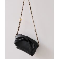 ビス(VIS)のリボンハンドルチェーンショルダーバッグ/2WAY