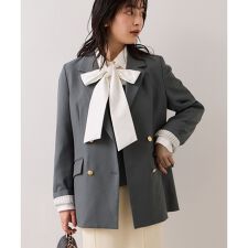 美easyコンフォート金ボタンジャケット/イージーケア・UVケア・セットアップ対応