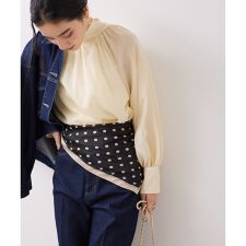 ドット柄スカーフ 70×70cm