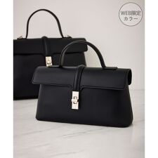 ひねり金具ワンハンドルミニショルダーバッグ/2WAY，WEB限定カラーあり