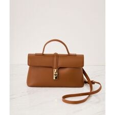 ひねり金具ワンハンドルミニショルダーバッグ/2WAY，WEB限定カラーあり