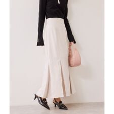 ボックスプリーツマーメイドスカート/イージーケア・防シワ