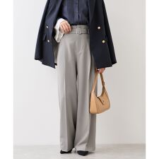 ベルトディティールパンツ/防シワ・イージーケア