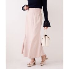 美easyリネンライクマーメイドスカート/イージーケア・接触冷感・セットアップ対応