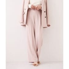 美easyリネンライクワイドパンツ/イージーケア・接触冷感・セットアップ対応