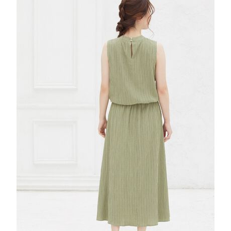 ハイネック楊柳ノースリーブワンピース ビス Vis ファッション通販 マルイウェブチャネル To519 211 50 01