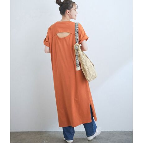 バイオ天竺バックオープンワンピース ビス Vis Bve ファッション通販 マルイウェブチャネル