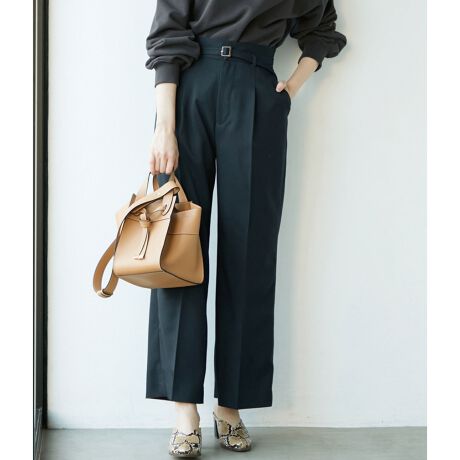 Easy Care ウォッシャブルフラノセンタープレスワイドパンツ ビス Vis Bvs302 ファッション通販 マルイウェブチャネル