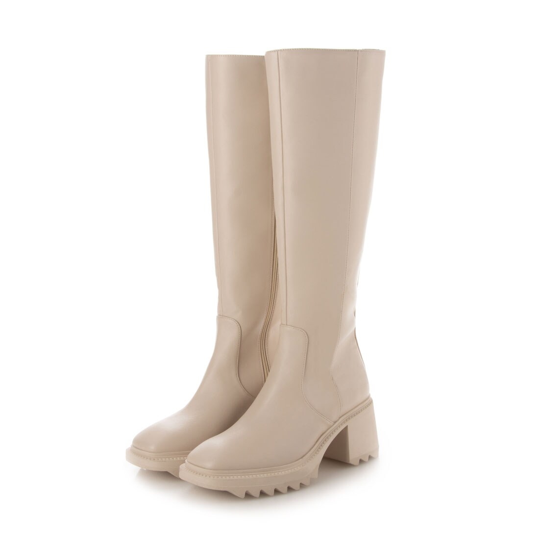 【秋冬新作】 スクエアロングブーツ IR9690