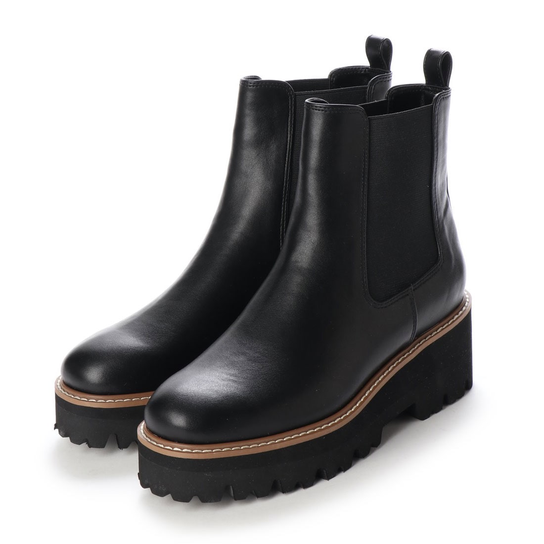 【EVOL】 厚底トラックソールサイドゴアブーツ IX5469