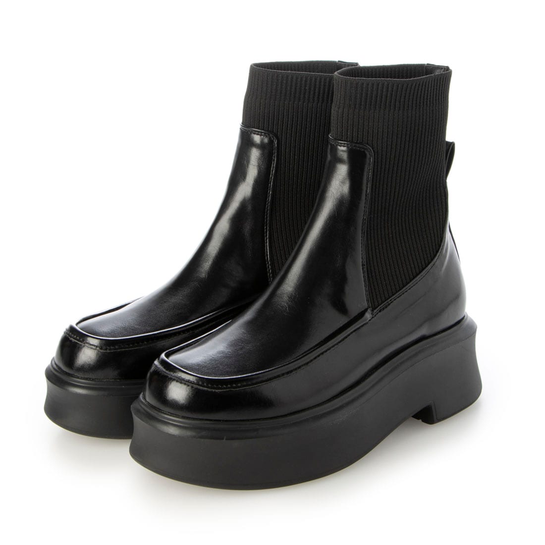 24秋冬新作】ストレッチ厚底ブーツ IX5464 | EVOL | マルイウェブチャネル