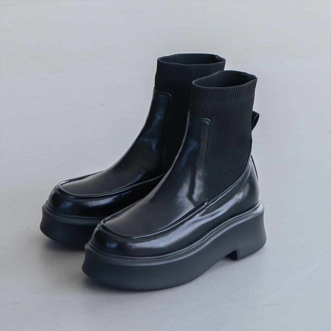 LAROUTE/軽量】フロントジップ 厚底ブーツ | オゥ バニスター(Au