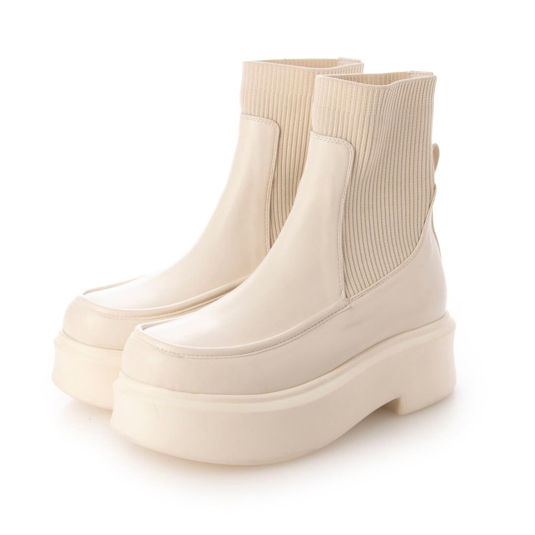 LAROUTE/軽量】フロントジップ 厚底ブーツ | オゥ バニスター(Au