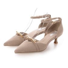 EVOL(EVOL)の【25秋冬新作】 【クッション入り・ふかふか】4.5cmリボンセパレートパンプス BZ23837