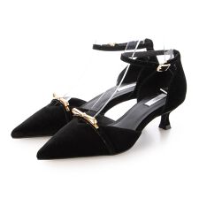 EVOL(EVOL)の【25秋冬新作】 【クッション入り・ふかふか】4.5cmリボンセパレートパンプス BZ23837