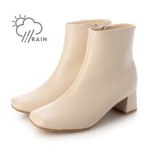 【25秋冬新作】【晴雨兼用(一部カラー除く)】スクエア5cmセンターシームショートブーツIZ5769